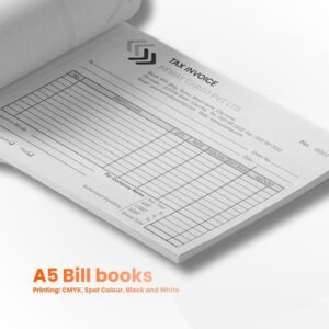 Bill Book - A5 - Single Color