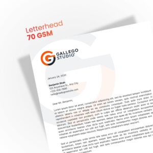 Letterhead - A4 - 70GSM