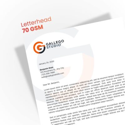 Letterhead - A4 - 70GSM