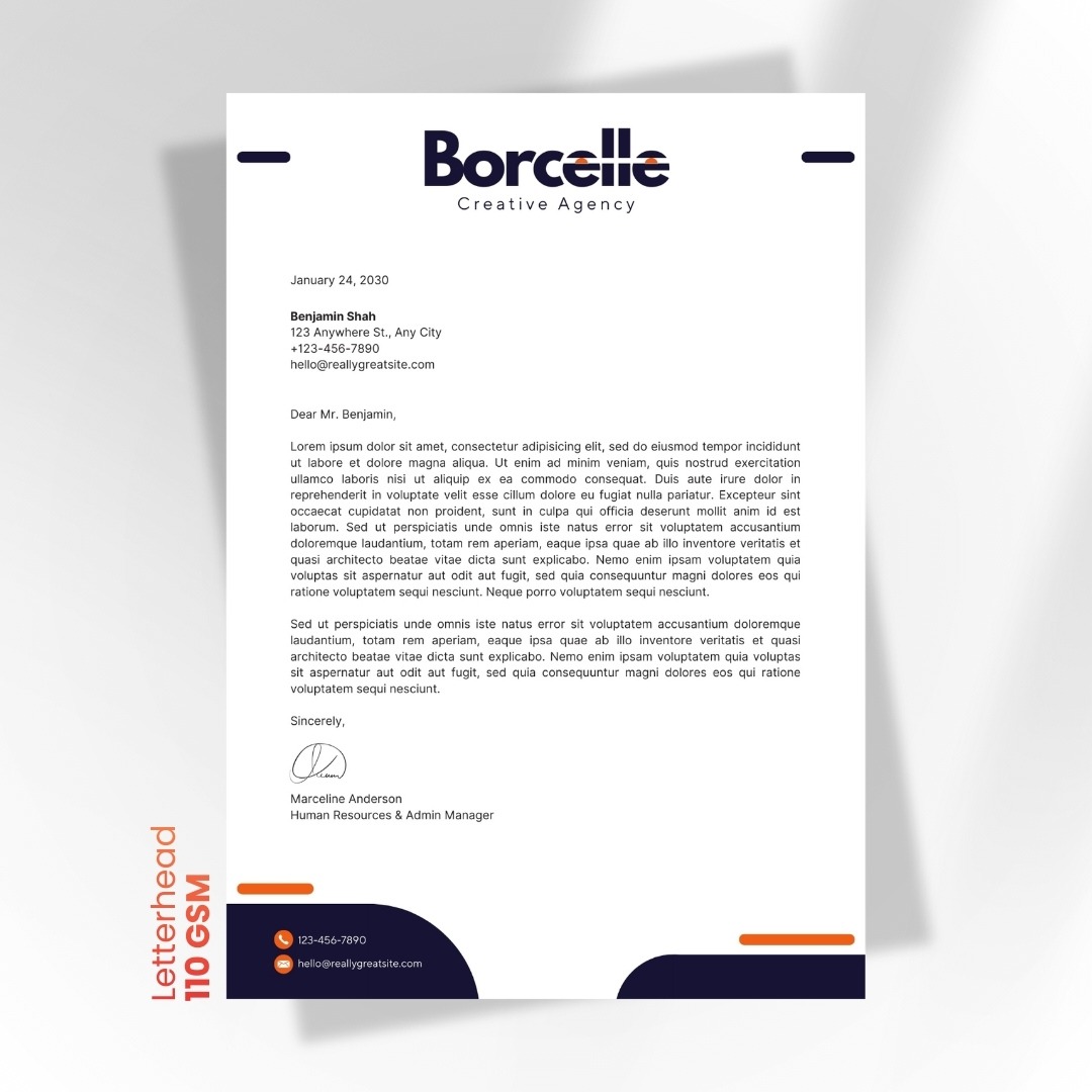 Letter Head - A4 - 110GSM - Image 2