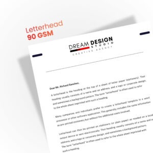 Letterhead - A4 - 90GSM