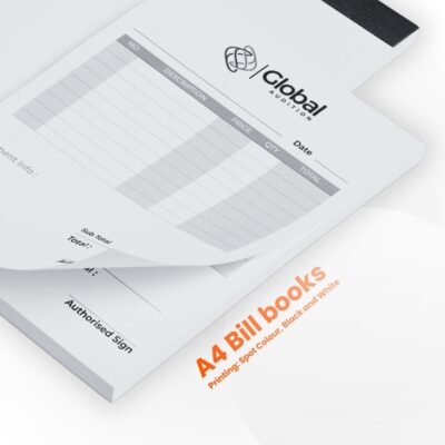 Bill Book - A4 - Single Color