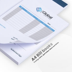 Bill Book - A4 - Multi Color - CMYK