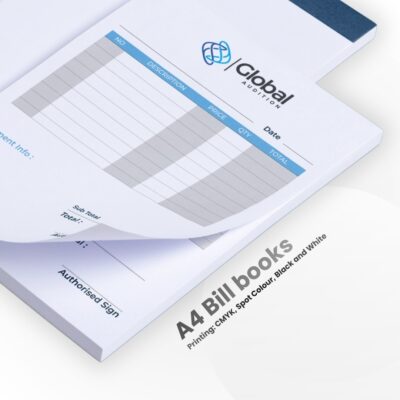 Bill Book - A4 - Multi Color - CMYK