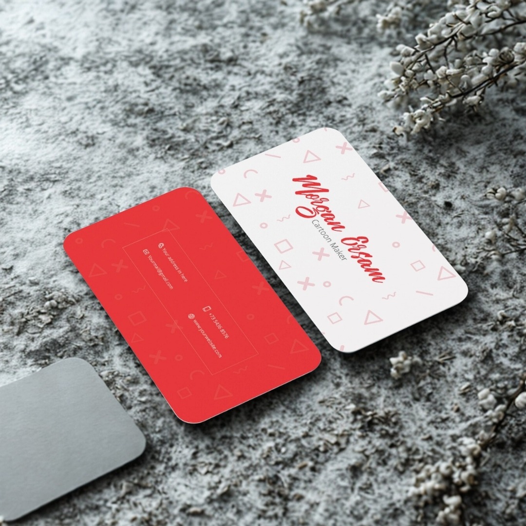 Velvet + UV + Gold Foil - Business Cards - Double Side - Image 3